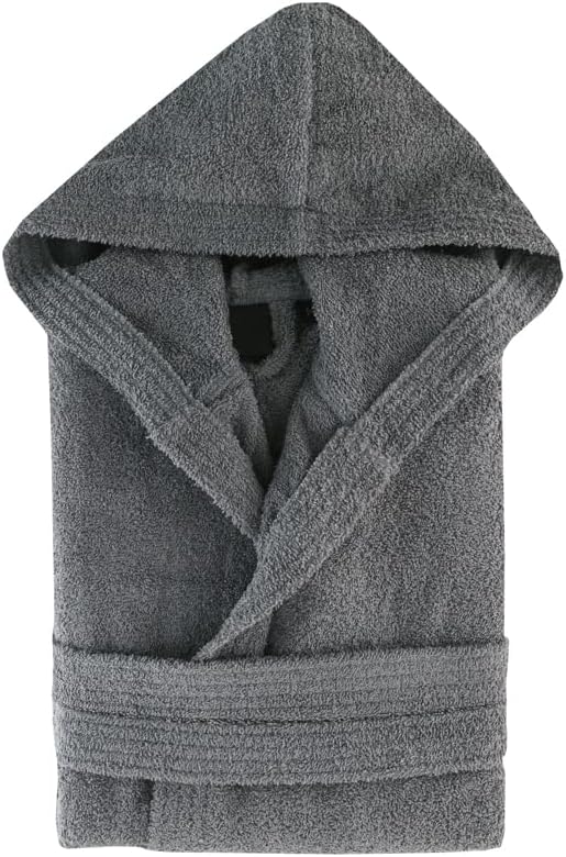 Top Towels Bademantel aus 100 % Baumwolle – flauschiger Frottee-Bademantel für Damen und Herren.