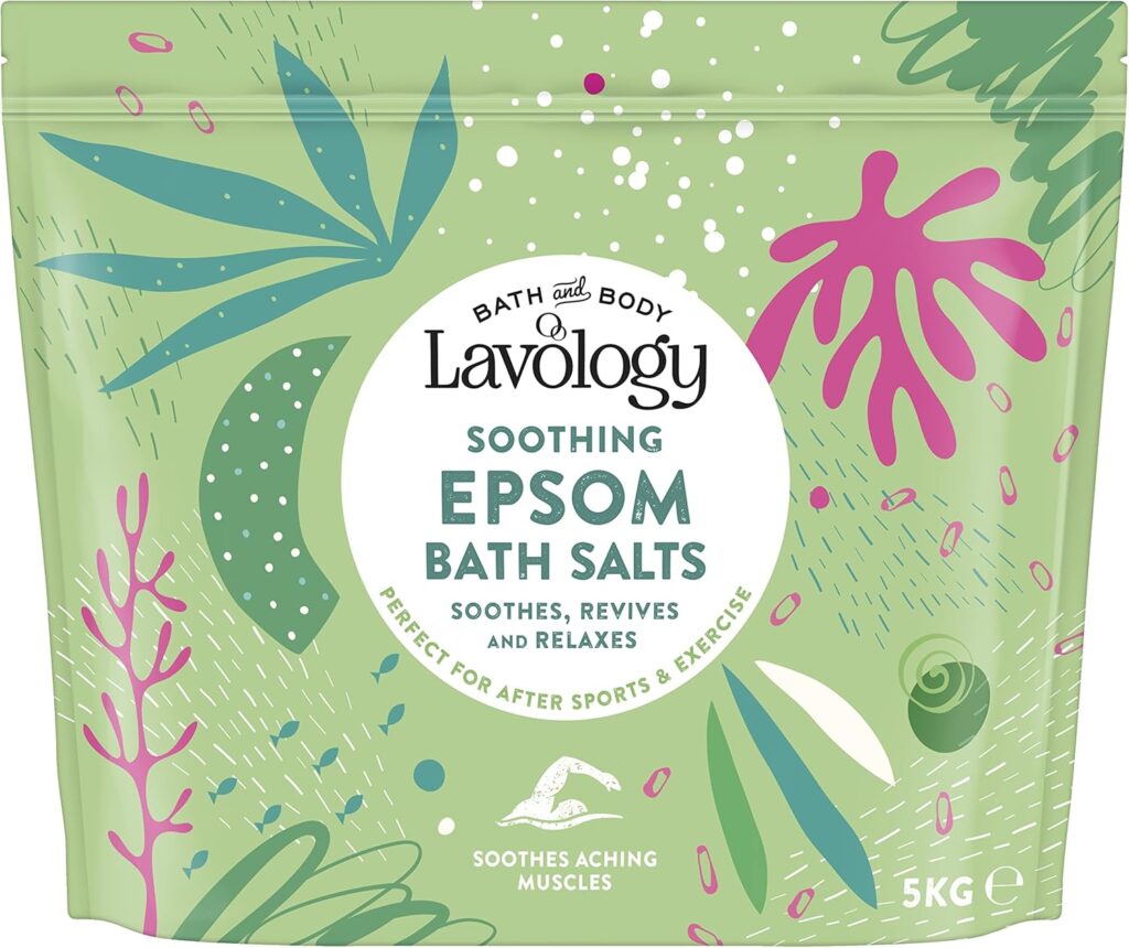 Lavology Epsom Badesalz – magnesiumreiches Entspannungsbad für Stressabbau