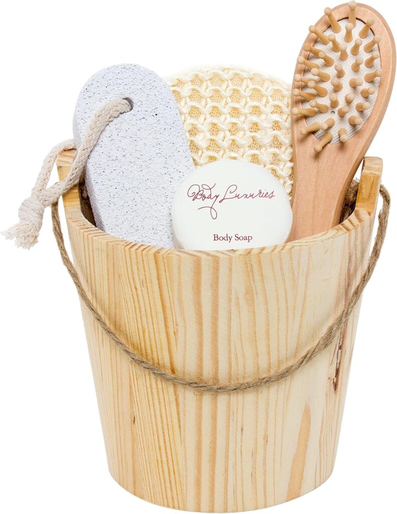 BRUBAKER Wellness-Set im Holzkübel