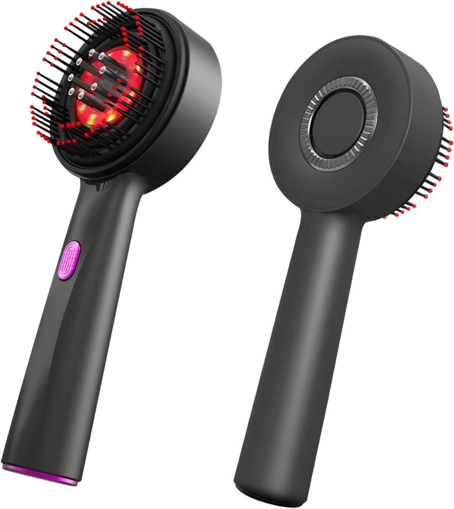 Massagebürste mit Serum-Kabine für Kopfhautpflege