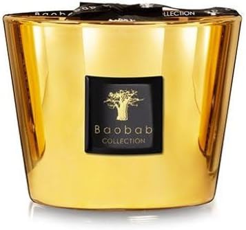 Baobab Aurum Candle – goldene Premium-Duftkerze mit Moschus