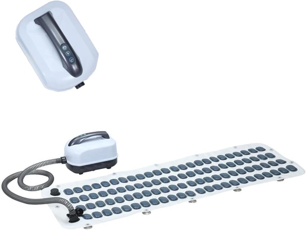 ZephyrGlow Luftsprudelbad Whirlpoolmatte mit 6 Intensitätsstufen