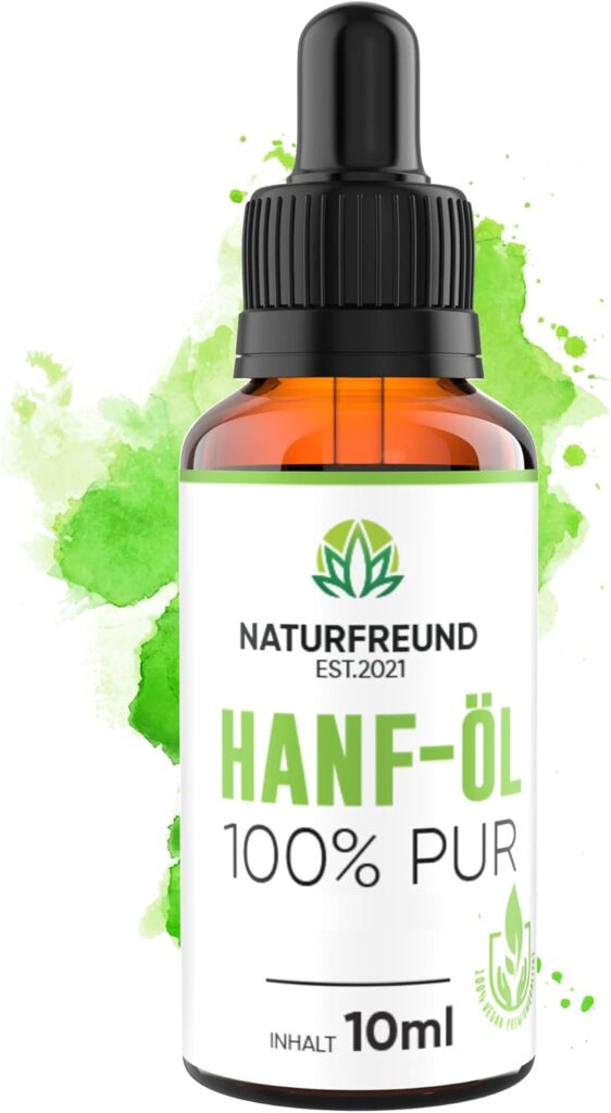 Naturfreund Hanfsamenöl – Pflegendes Massageöl mit Omega-Fettsäuren