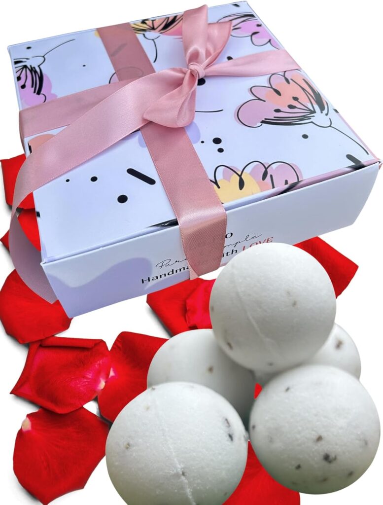 Lu.Flo 16er Badebomben Set – natürliche handgefertigte Badekugeln mit Vitamin-Boost